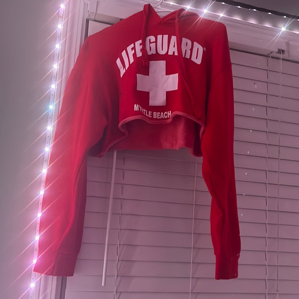 Lifeguard cropped hoodie